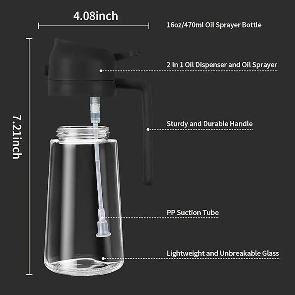 Glass Oil Spray Bottle